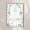 elegant wedding invitation